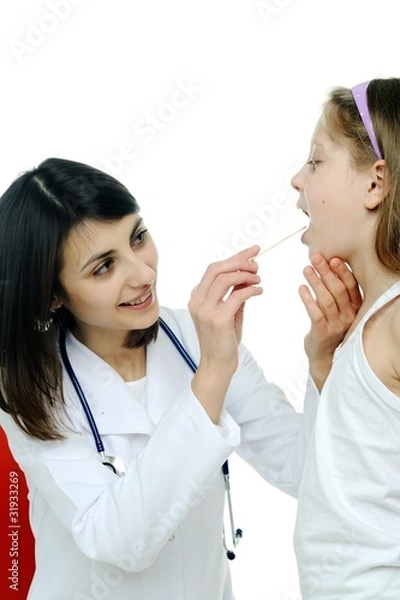 Obraz Doctor assessing patient