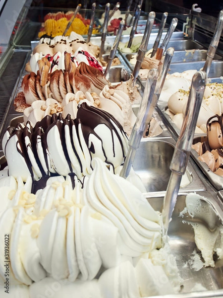 Obraz Choice of ice cream