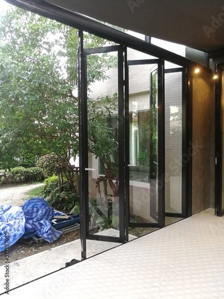 Obraz Aluminum glass pattern