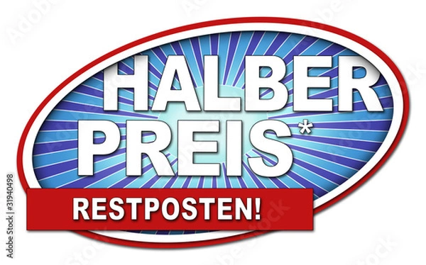 Fototapeta Button (oval)