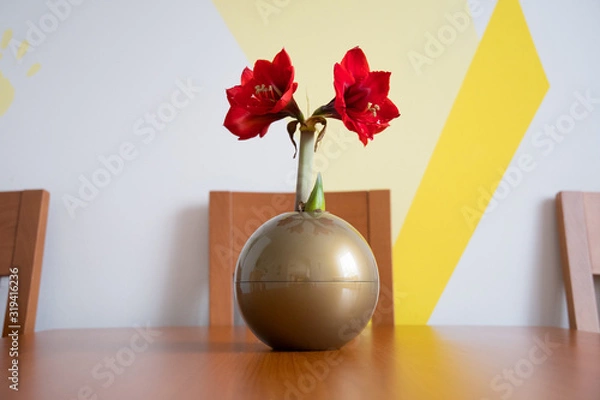 Obraz red roses in a vase