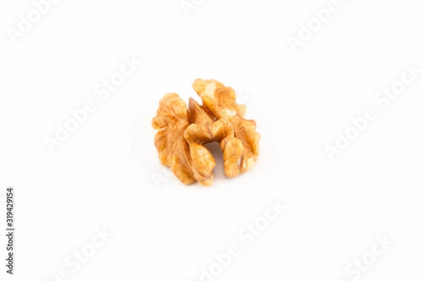 Obraz Walnuts on the white background