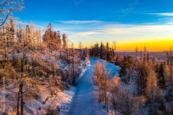 Obraz Zima w Beskidach