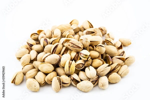 Obraz Walnuts on the white background