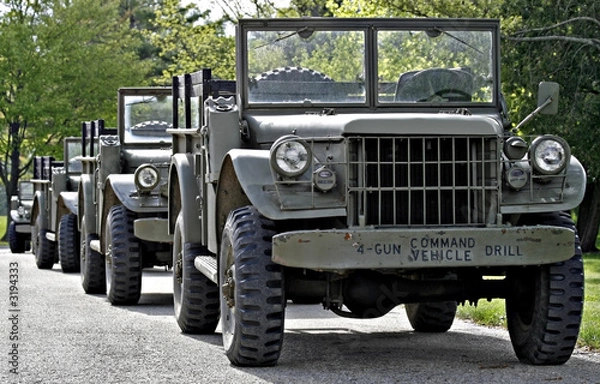 Obraz military jeeps