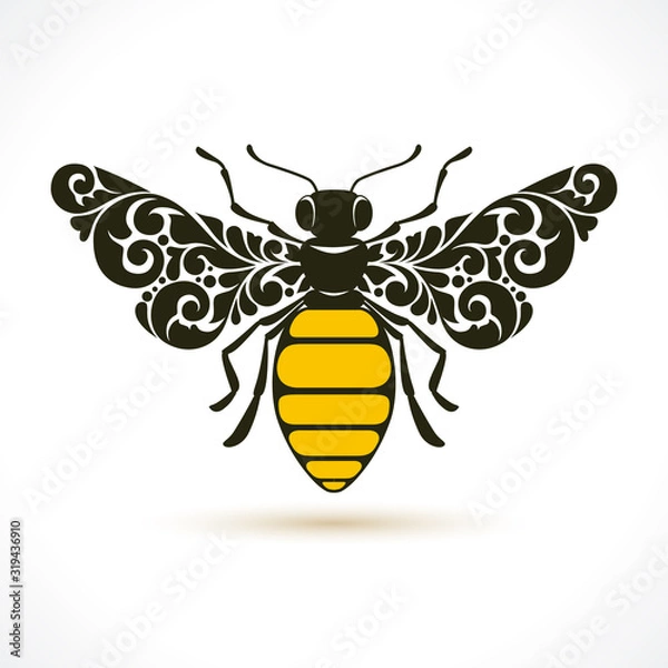 Fototapeta Vector illustration bee