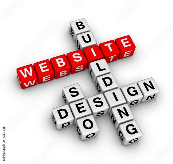 Obraz website building