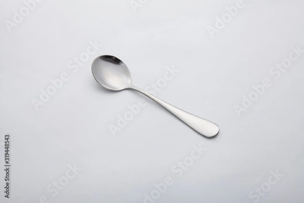Fototapeta Simple combination of utensils and spoons for festivals, it is made of stainless steel