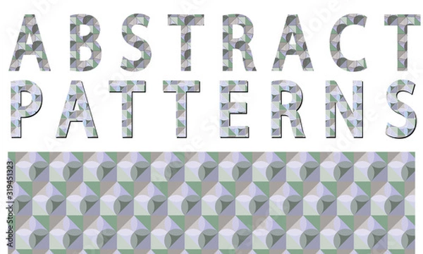 Fototapeta 3 abstract patterns