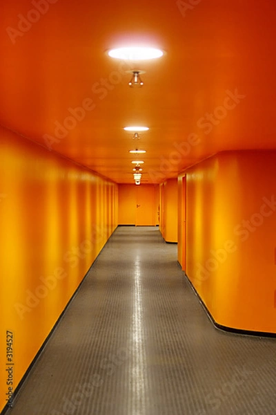 Obraz orange corridor
