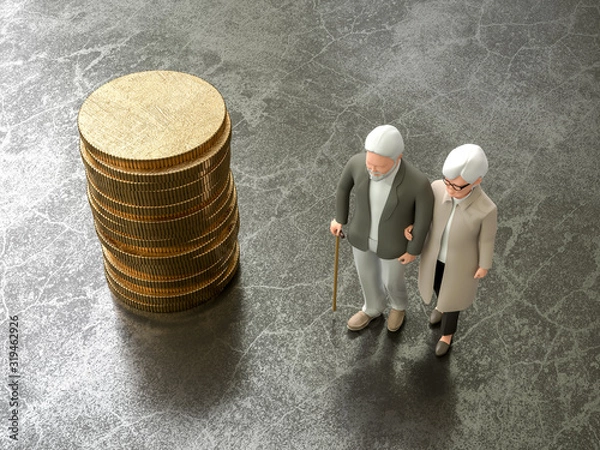 Fototapeta 老後の資産運用