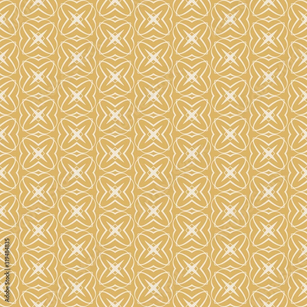 Fototapeta Gold Seamless Geometric Pattern