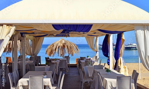 Obraz panoramic view of some corners of Sicily. Marzamemi