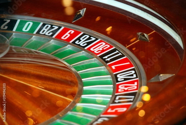 Obraz roulette at the casino