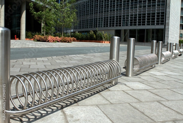 Fototapeta Parcheggio per Biciclette