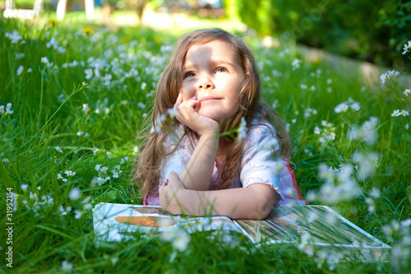 Obraz Dziecko na łące