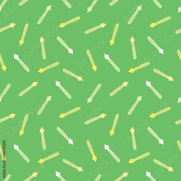 Fototapeta Seamless Pattern with Colorful Pens. Back to School Background