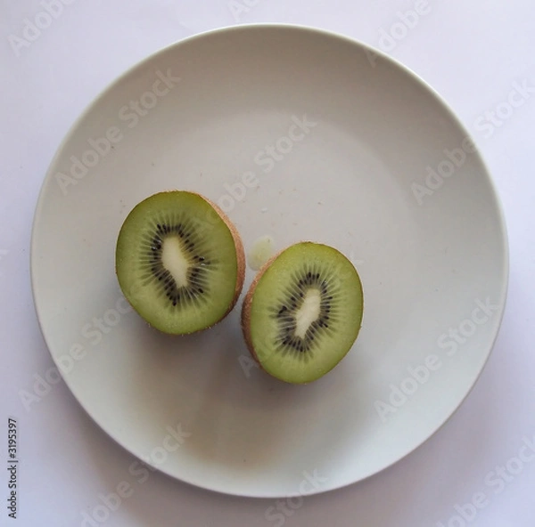 Fototapeta kiwifruit on a plate