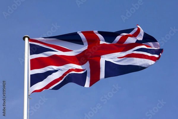 Obraz Union Jack on summer's day