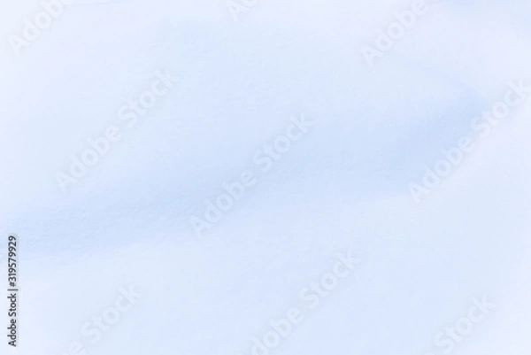 Fototapeta Background from snow. Snowdrifts on cold day. White fluffy snow. Frosty background. Snow white background.