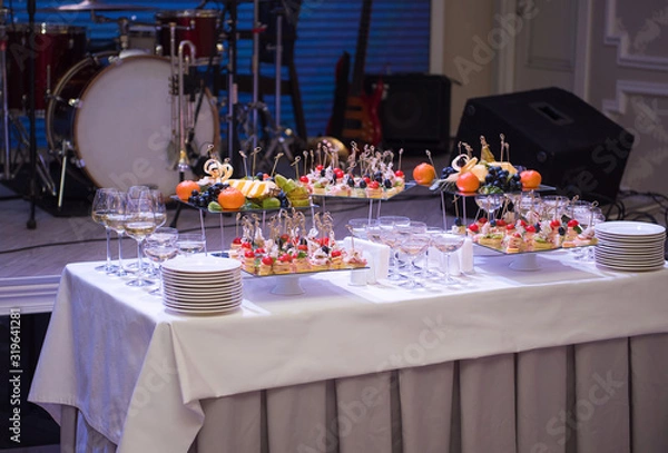 Obraz elegant table setting