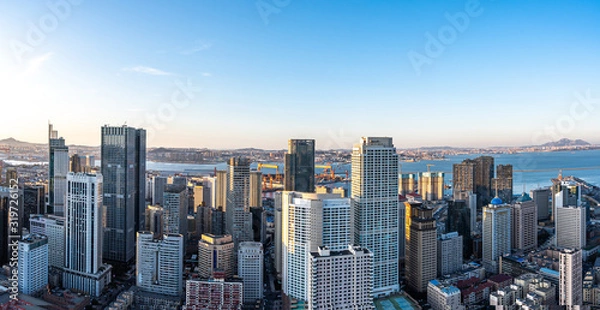 Fototapeta city skyline