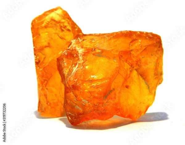 Obraz rosin isolated on white background