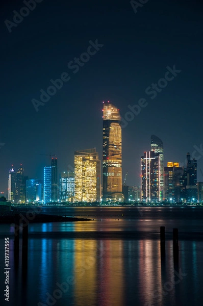 Obraz Abu Dhabi Downtown Skyline