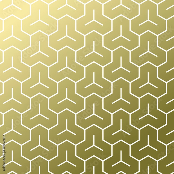 Fototapeta 毘沙門亀甲　文様