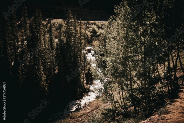 Obraz Waterfall in mountains