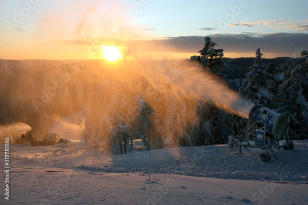 Obraz Snökanon i Järvsöbacken.