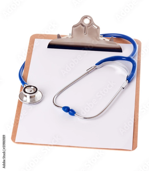 Obraz Clipboard and Stethoscope