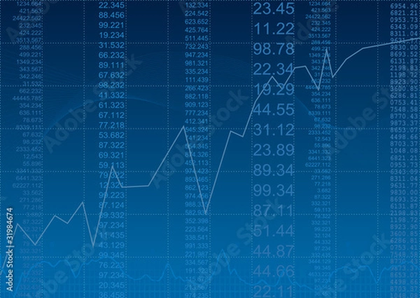 Obraz business success and growth concept