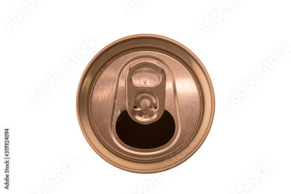 Obraz ring pull can isolated on white background
