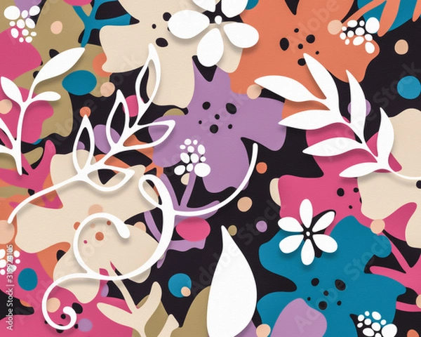 Obraz Abstract Flowers 