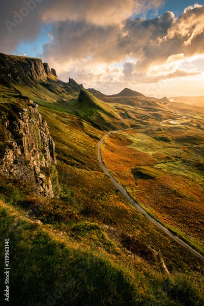 Obraz Piękny wschód słońca w Quiraing