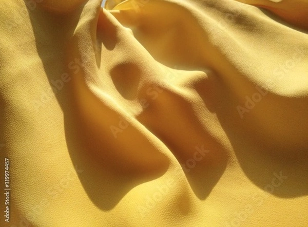 Obraz golden background with ribbon