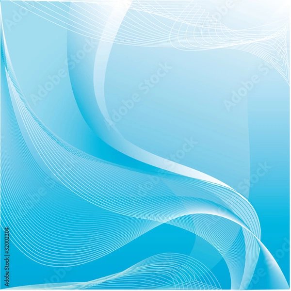 Fototapeta Abstract background in blue