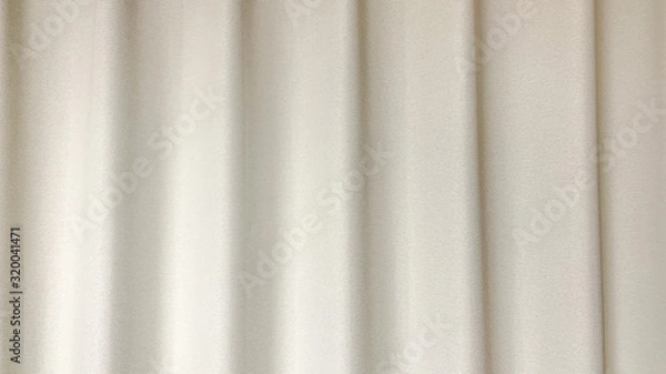 Fototapeta ライトグレーのカーテンを撮影