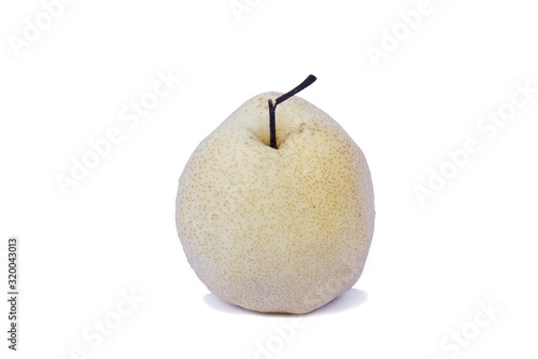 Fototapeta Chinese pear on white background