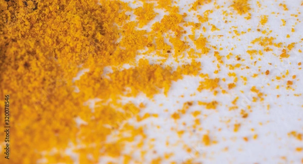 Obraz Tumeric yellow spice for curry background