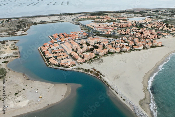 Obraz Vue aérienne de Port Leucate (11370)