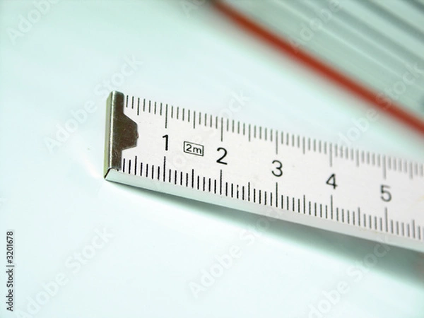 Fototapeta folding meter