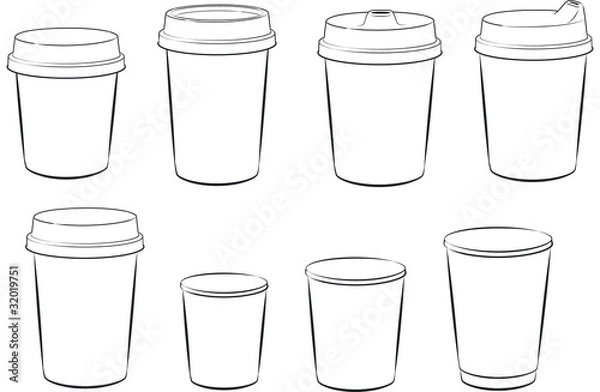 Obraz Trinkbecher, Deckel.