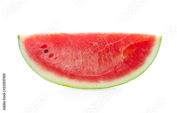 Obraz Slice red watermelon isolated on white background