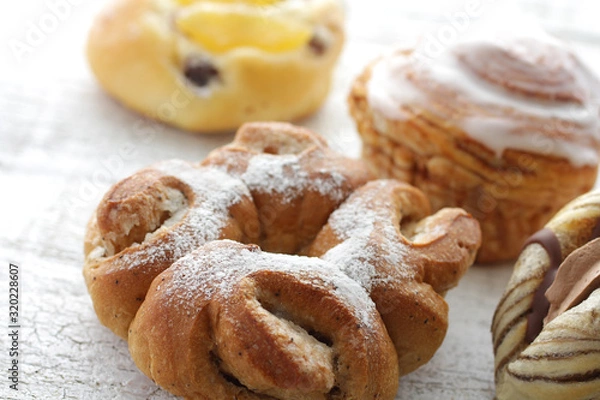 Fototapeta 菓子パンのクローズアップのイメージ写真