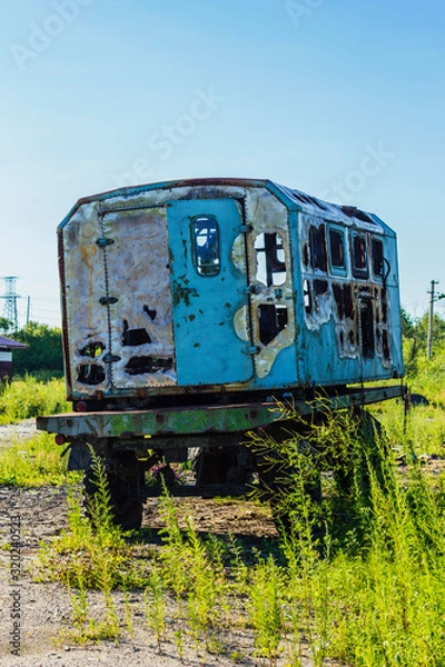 Fototapeta  old construction car