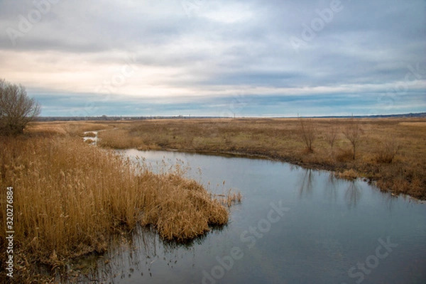 Obraz River and sky