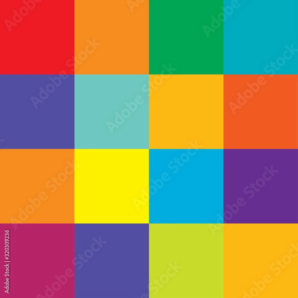 Fototapeta geometric abstract background, poster design, simple shapes in complex geometric form
