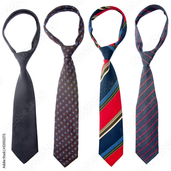 Fototapeta Four ties